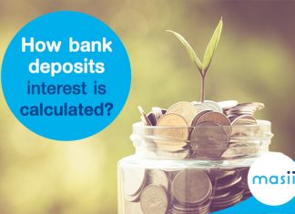 How bank interest is calculated?