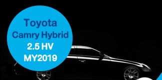 Toyota Camry Hybrid 2.5 HV MY2019