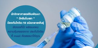 นักวิทยาศาสตร์จีนพัฒนา “ วัคซีนโมเสก ” ป้องกัน โควิด-19 ชนิดกลายพันธุ์ แนะนำ ประกันโควิด